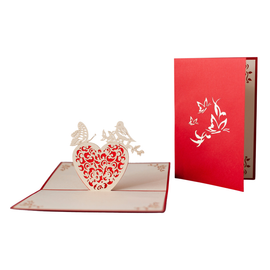 Love Bird and Butterfly Card