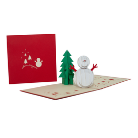 Christmas Card Snow Man