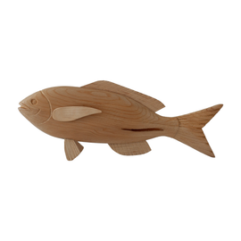 Wood Carving Fish Sculpture - Fish 15