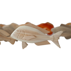 Wood Carving Fish Sculpture - Fish 27