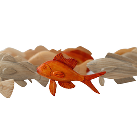 Wood Carving Fish Sculpture - Fish 28