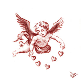 Angel with Hearts